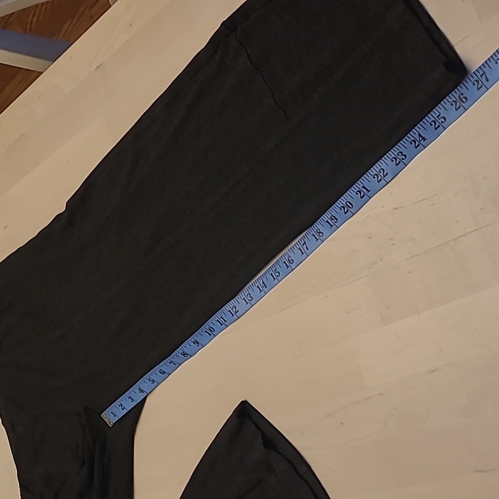 LIKE NEW Eileen Fisher Charcoal Grey Pull on Pants with Elastic Waist - Picture 7 of 11